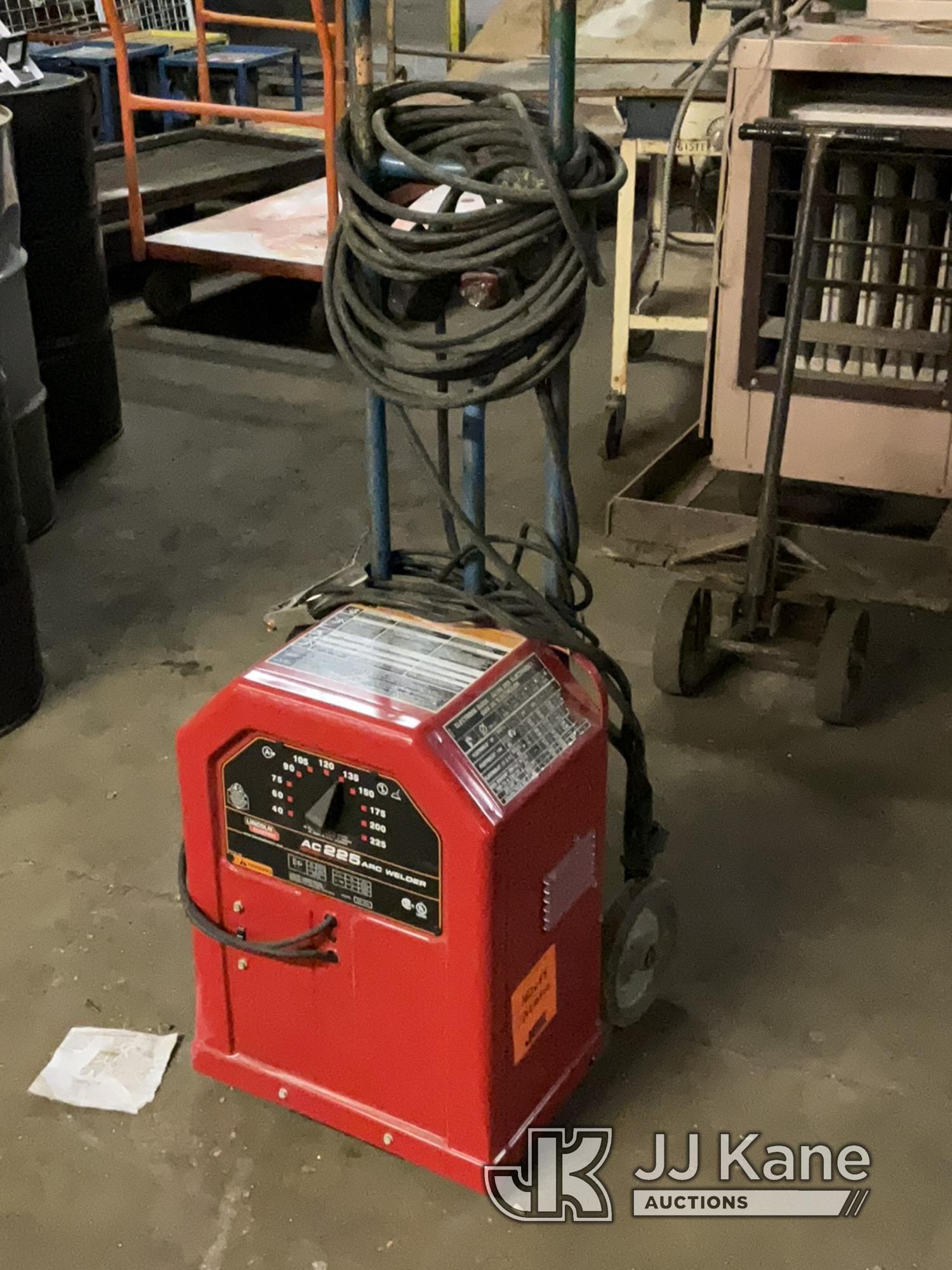 (Harvey, IL) Lincoln Electric AC225 Arc Welder (Condition Unknown ) NOTE: This unit is being sold AS