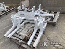 (4)Digger Derrick Pole Racks NOTE: This unit is being sold AS IS/WHERE IS via Timed Auction and is l