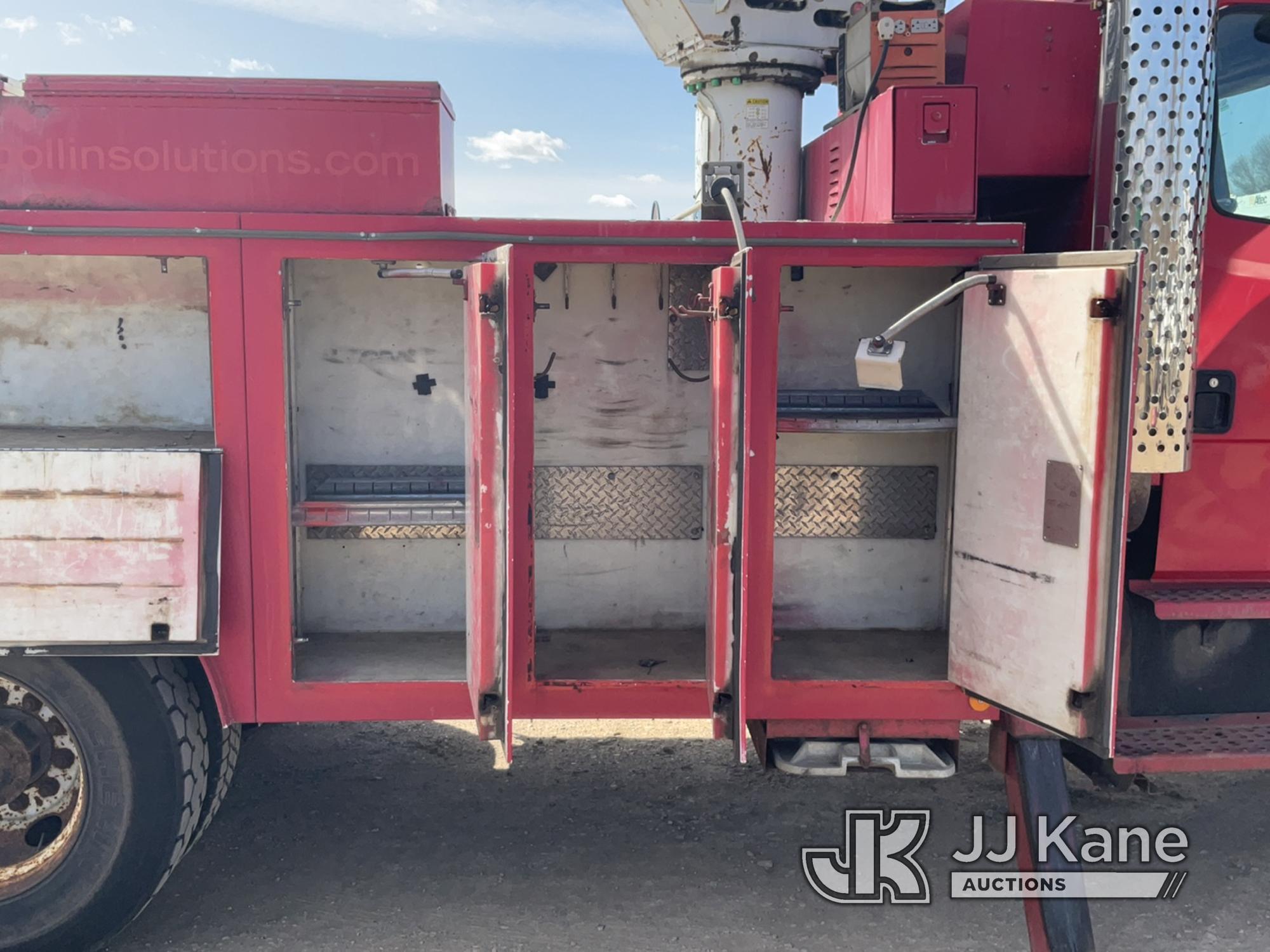 (Shakopee, MN) Altec TA41M, Articulating & Telescopic Material Handling Bucket Truck mounted behind