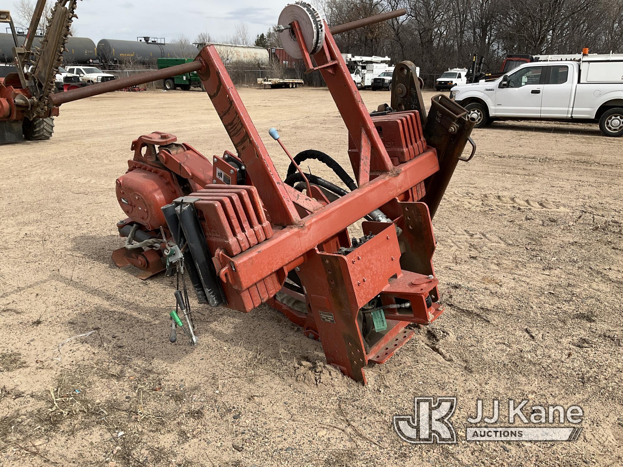 (Shakopee, MN) 2007 Ditch Witch RT95 Rubber Tired Trencher Runs & Operates