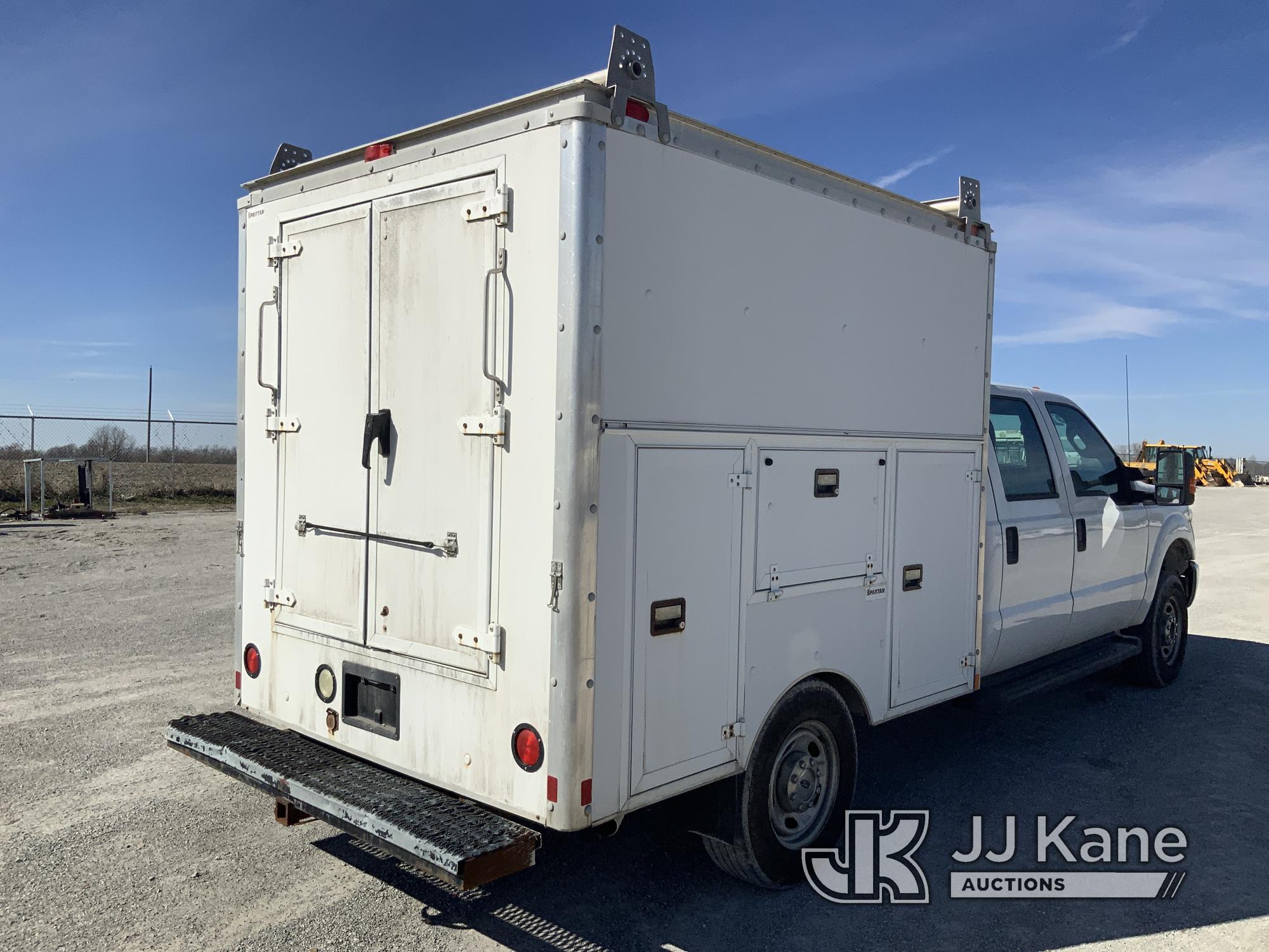 (Hawk Point, MO) 2012 Ford F250 4x4 Enclosed High-Top Service Truck Runs & Moves.