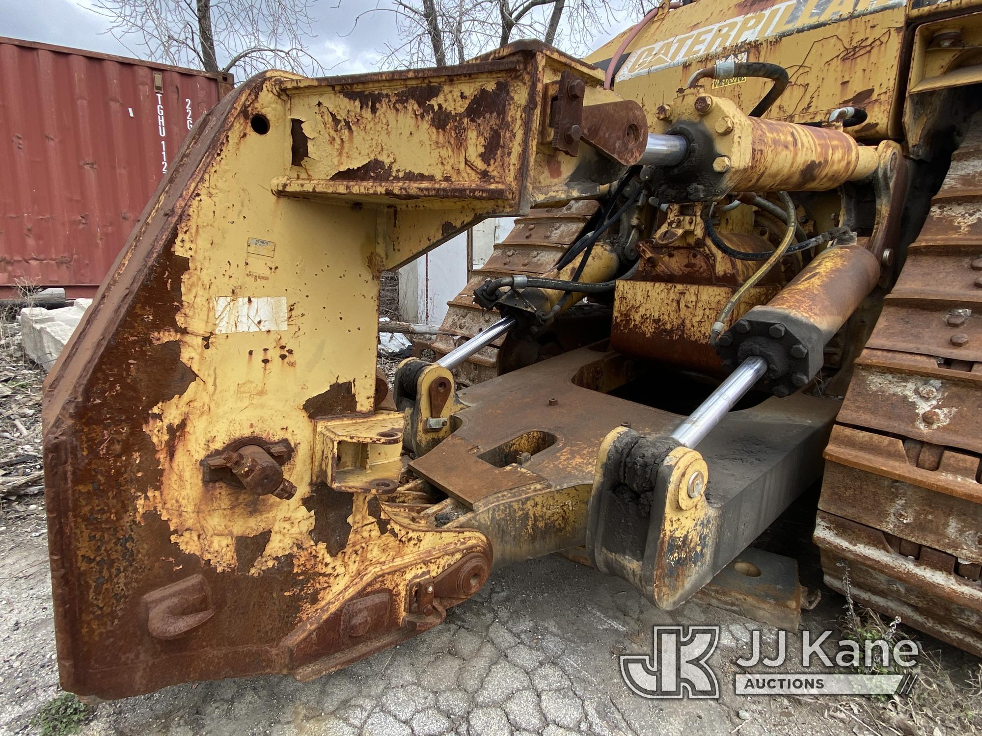 (Harvey, IL) 1986 Caterpillar D11N Crawler Tractor Runs & Operates) (Jump to Start - Needs New Batte