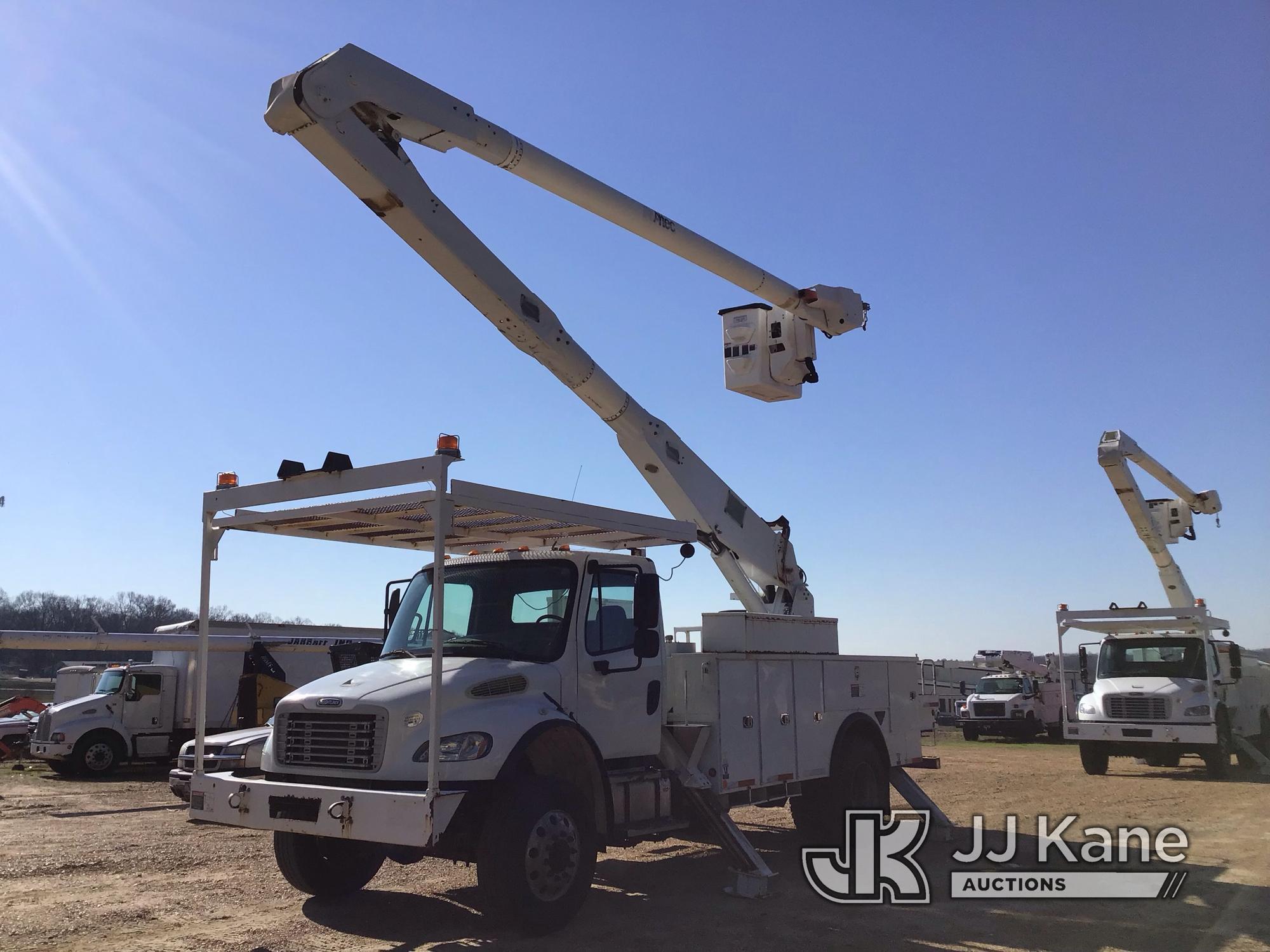 (Byram, MS) Altec AA755-MH, Material Handling Bucket Truck rear mounted on 2013 Freightliner M2 106