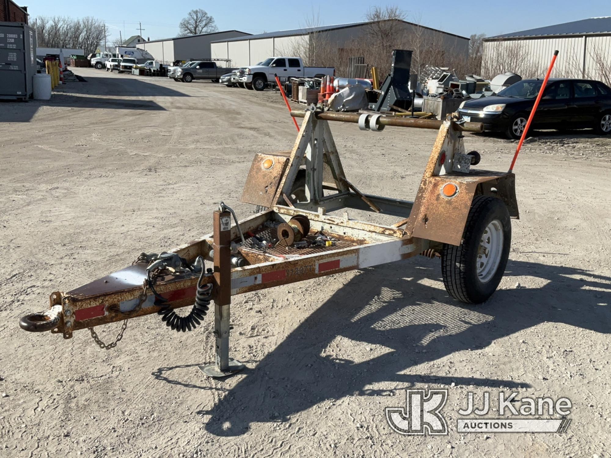 (Des Moines, IA) S/A Reel Trailer No Title, Special Mobile Equipment