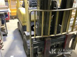 (Neosho, MO) 2006 Hyster S80FT Cushion Tired Forklift Not Running, Condition Unknown, Broken Starter