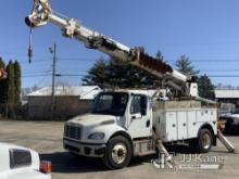 Altec DC47-TR, Digger Derrick rear mounted on 2016 Freightliner M2 106 Utility Truck Runs, Moves, Di