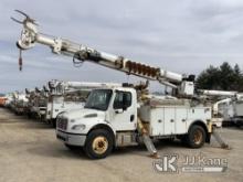 Altec DC47-TR, Digger Derrick rear mounted on 2018 Freightliner M2 106 Utility Truck Runs, Moves, Ae