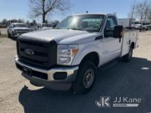 2013 Ford F250 4x4 Service Truck Runs & Moves) (TPS Light On