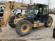 2011 Gehl DL1240H Rough Terrain Forklift Runs & Operates) (Does Not Move, Condition Unknown