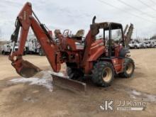 2007 Ditch Witch RT95 Rubber Tired Trencher Runs & Operates