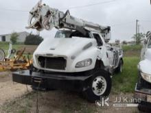 Altec DM47-BR, Digger Derrick rear mounted on 2018 Freightliner M2 106 Utility Truck Not Running, Co