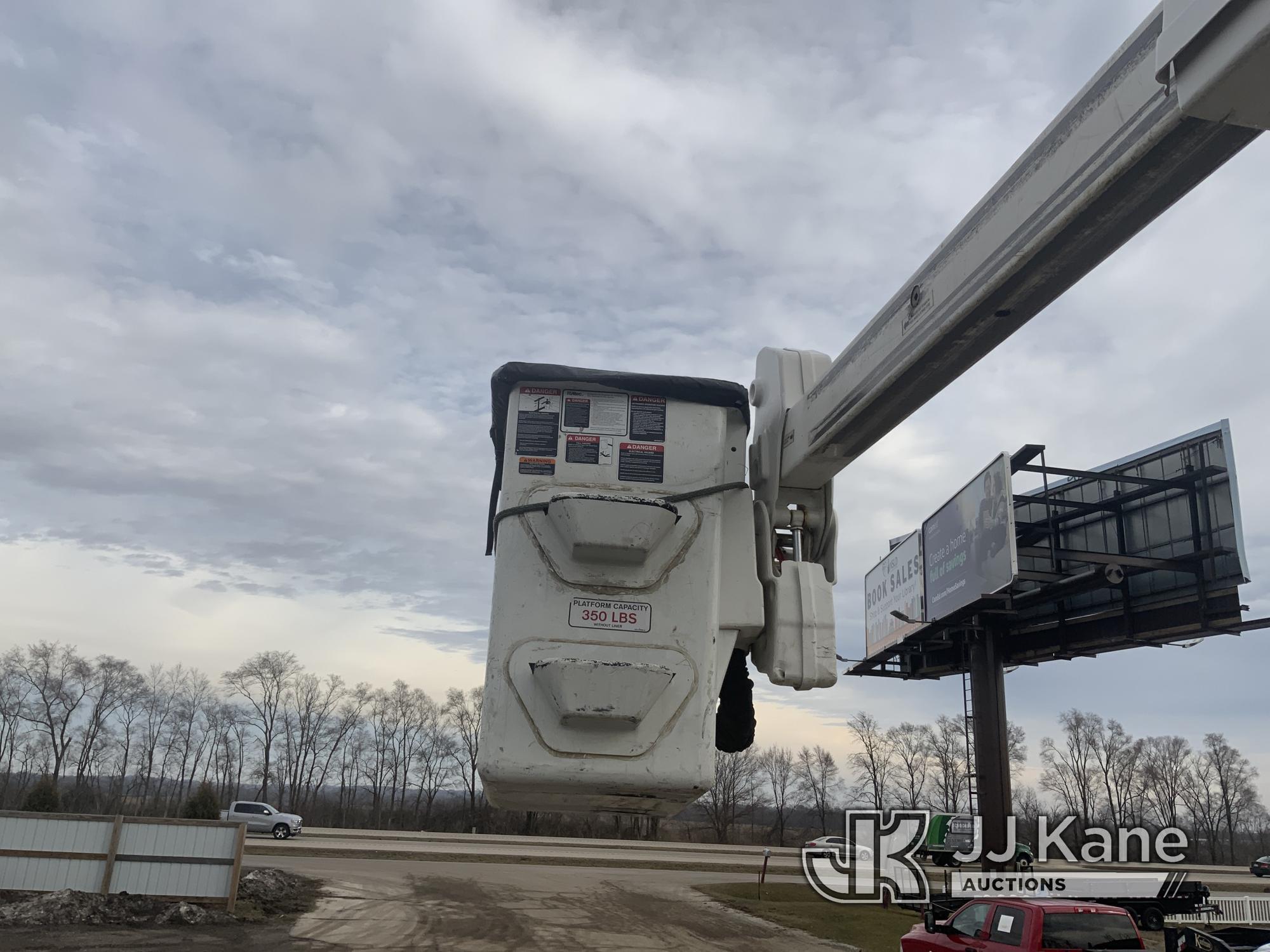 (South Beloit, IL) Altec AT37G, Articulating & Telescopic Bucket Truck mounted behind cab on 2017 Fo