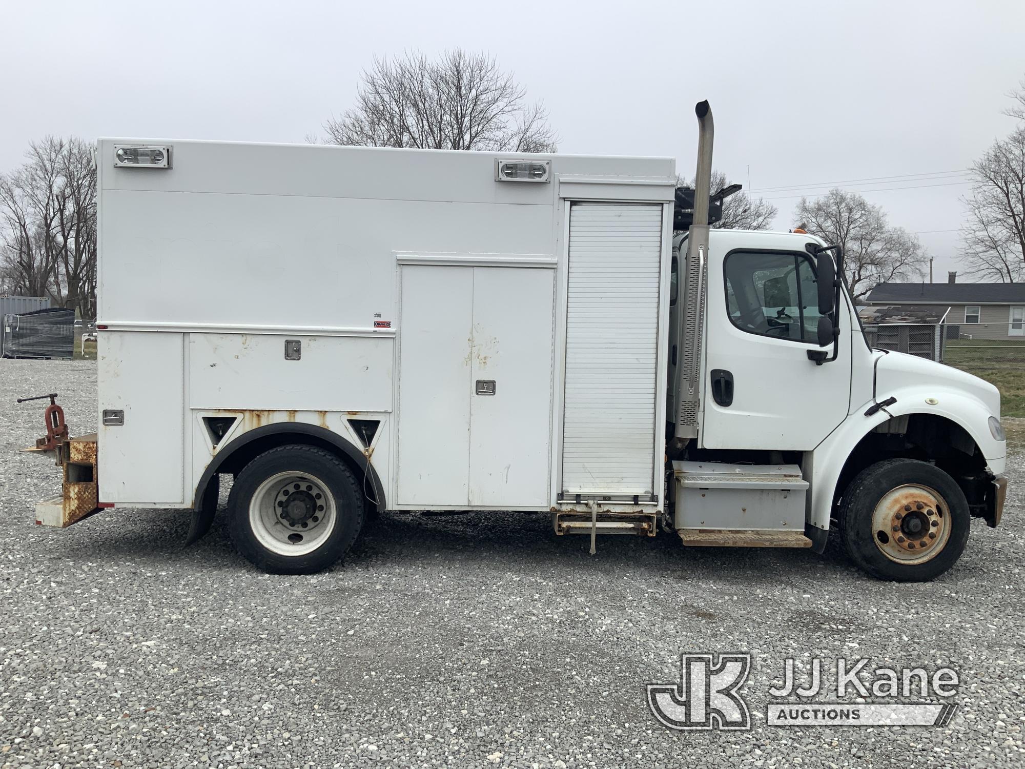 (Hawk Point, MO) 2014 Freightliner M2 Enclosed High-Top Service Truck Runs & Moves) (Check Engine Li