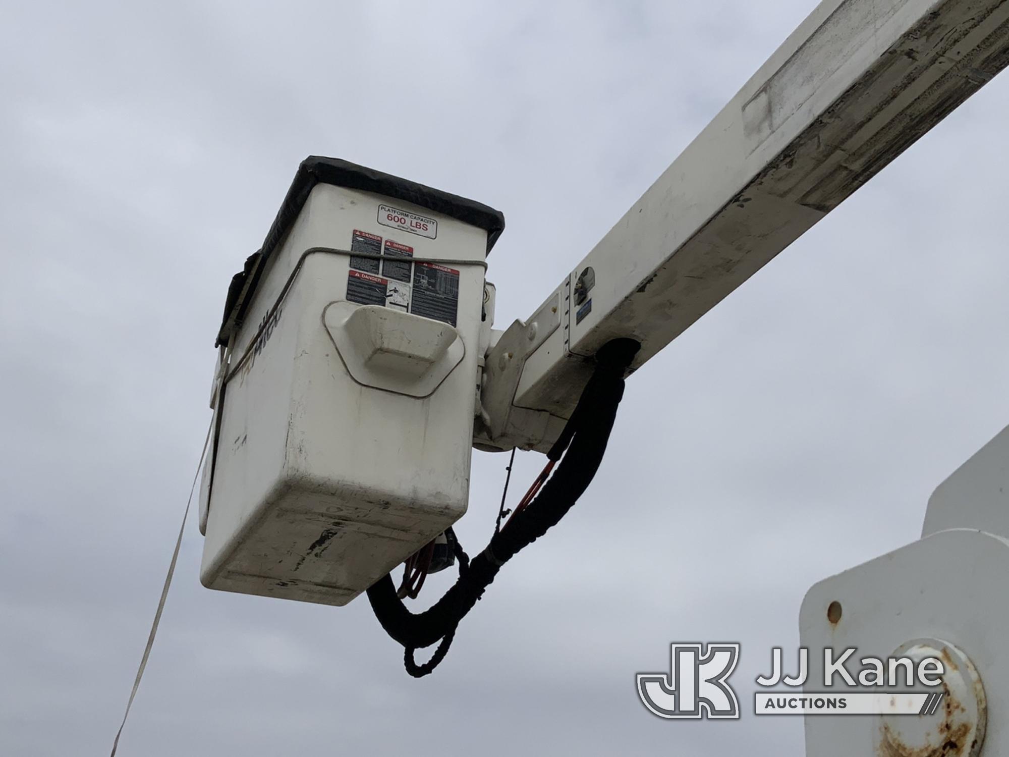 (South Beloit, IL) Altec TA60, Articulating & Telescopic Material Handling Bucket Truck rear mounted