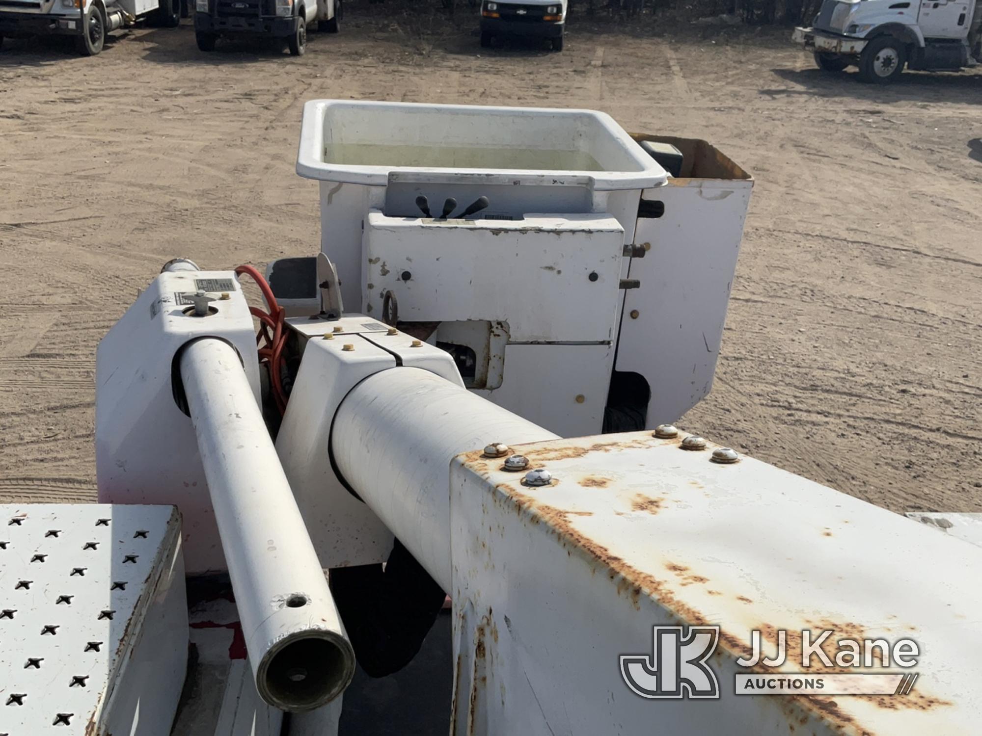 (Shakopee, MN) Altec TA41M, Articulating & Telescopic Material Handling Bucket Truck mounted behind