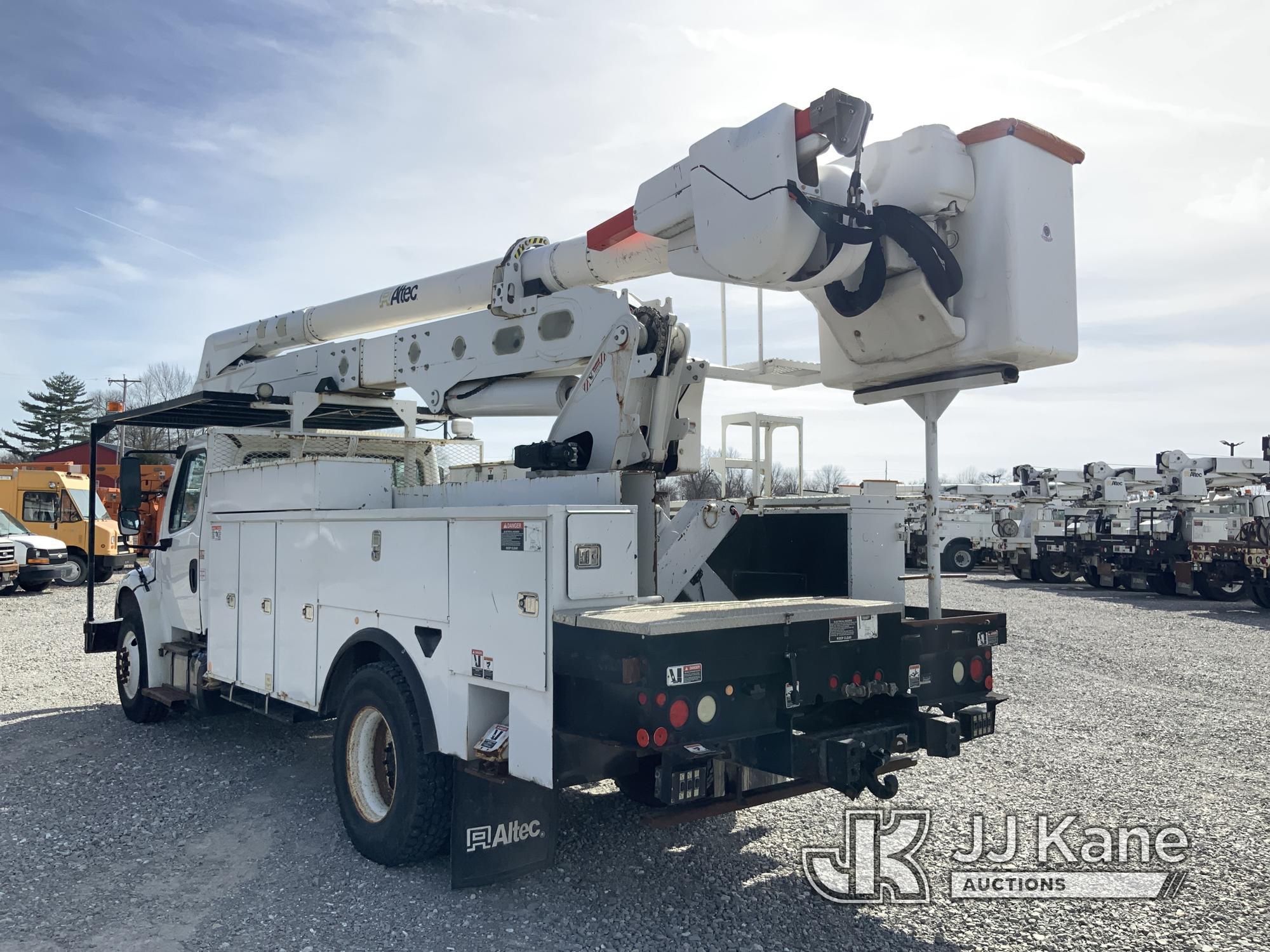 (Hawk Point, MO) Altec AN55-OC, Material Handling Bucket Truck rear mounted on 2014 Freightliner M2