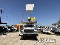 (San Antonio, TX) HiRanger 5FC-55, Bucket Truck mounted behind cab on 2003 Ford F750 Utility Truck R