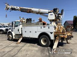(South Beloit, IL) Altec DC47-TR, Digger Derrick rear mounted on 2016 Freightliner M2 106 Utility Tr