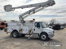 (South Beloit, IL) Altec TA60, Articulating & Telescopic Material Handling Bucket Truck rear mounted