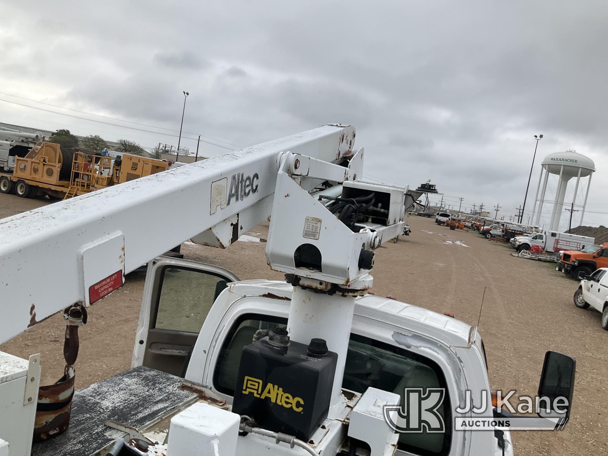 (Waxahachie, TX) Altec AT235-P, Articulating & Telescopic Non-Insulated Bucket Truck mounted behind
