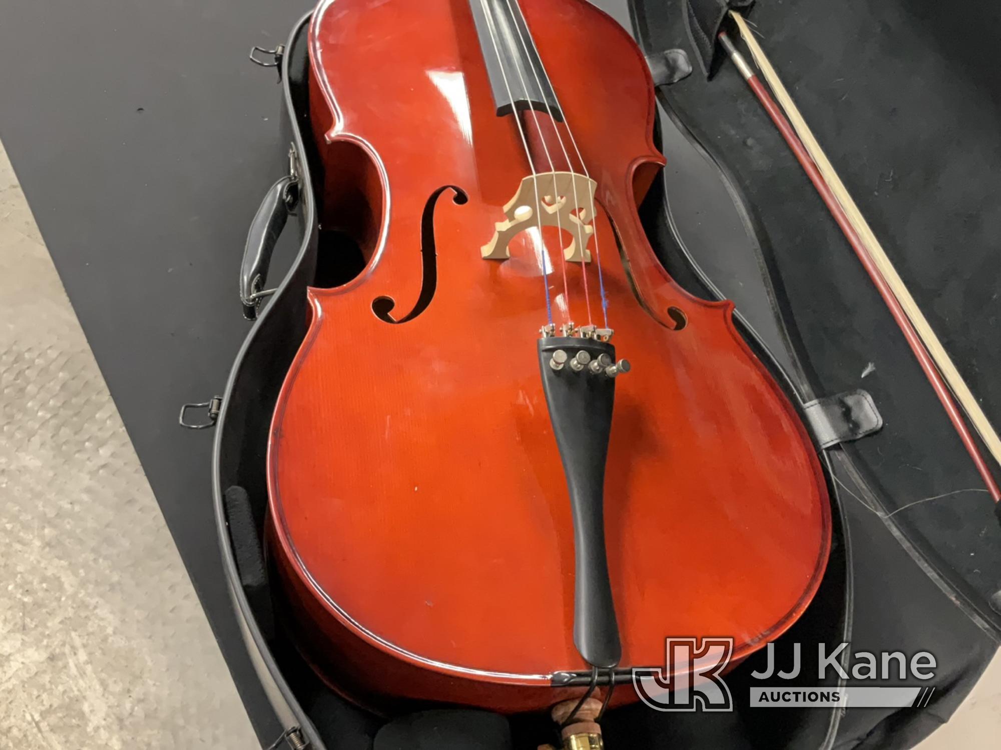 (Jurupa Valley, CA) Cello With Hardcase (Used) NOTE: This unit is being sold AS IS/WHERE IS via Time