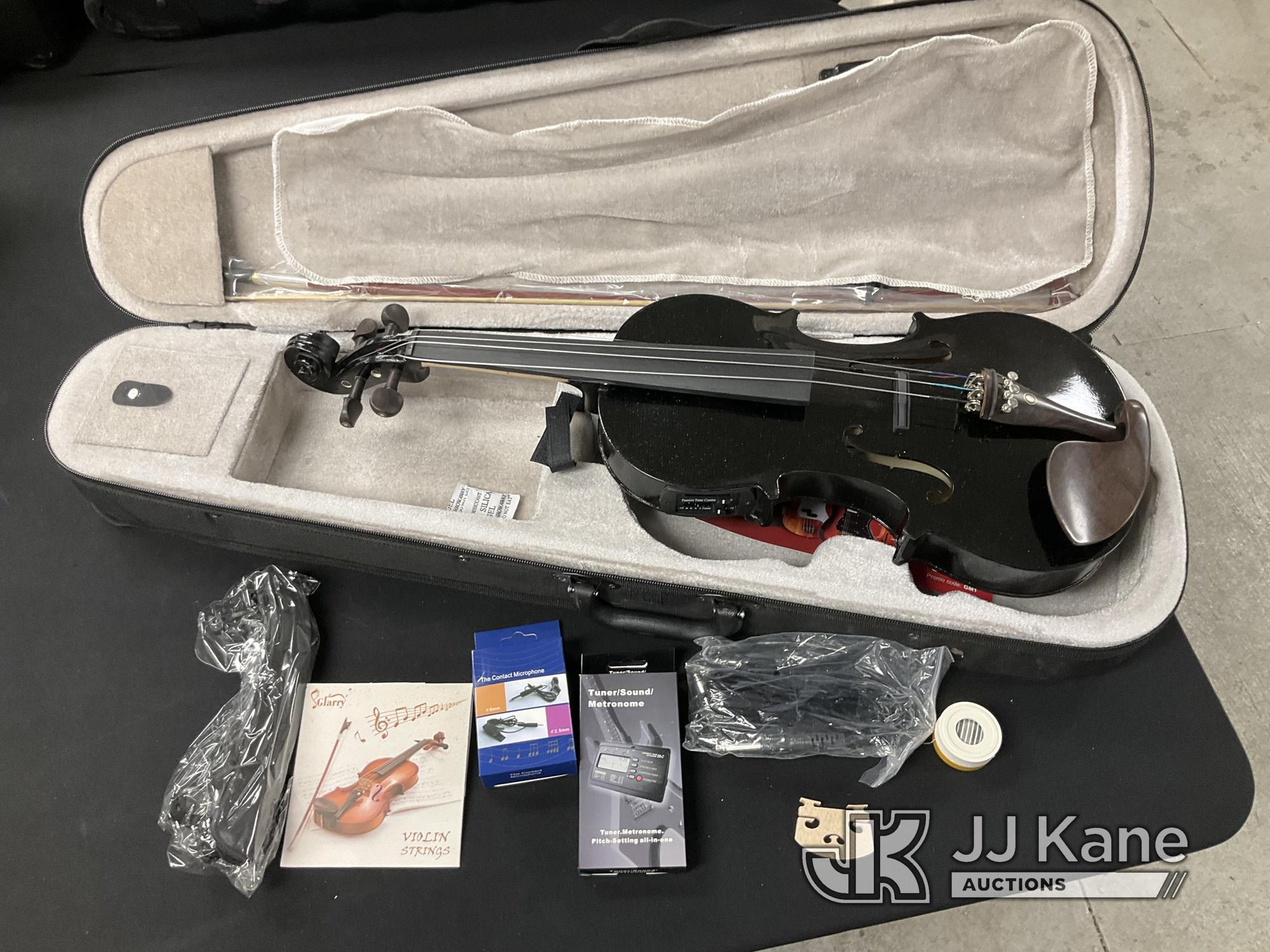 (Jurupa Valley, CA) Violin (New) NOTE: This unit is being sold AS IS/WHERE IS via Timed Auction and
