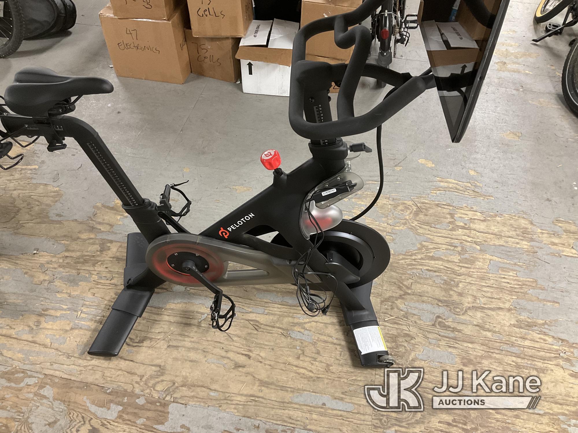 (Jurupa Valley, CA) Peloton Exercise Bike (Used) NOTE: This unit is being sold AS IS/WHERE IS via Ti
