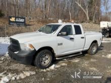2014 RAM 1500 4x4 Extended-Cab Pickup Truck Runs & Moves) (Bad Engine, Missing Spark Plug & Coil, Ch