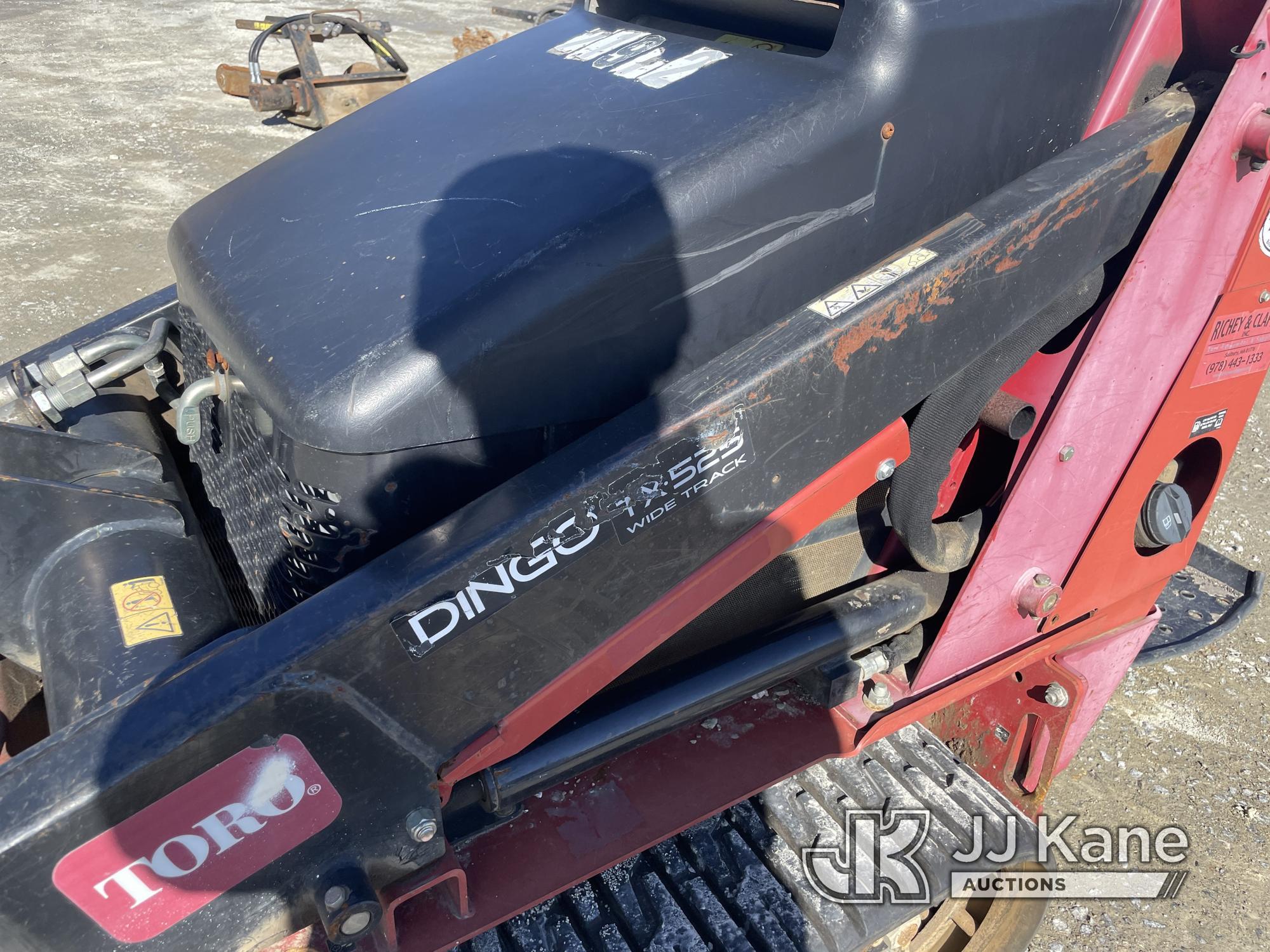 (Shrewsbury, MA) 2014 Toro Dingo TX-525 Walk-Behind Tracked Skid Steer Loader Runs, Moves & Operates