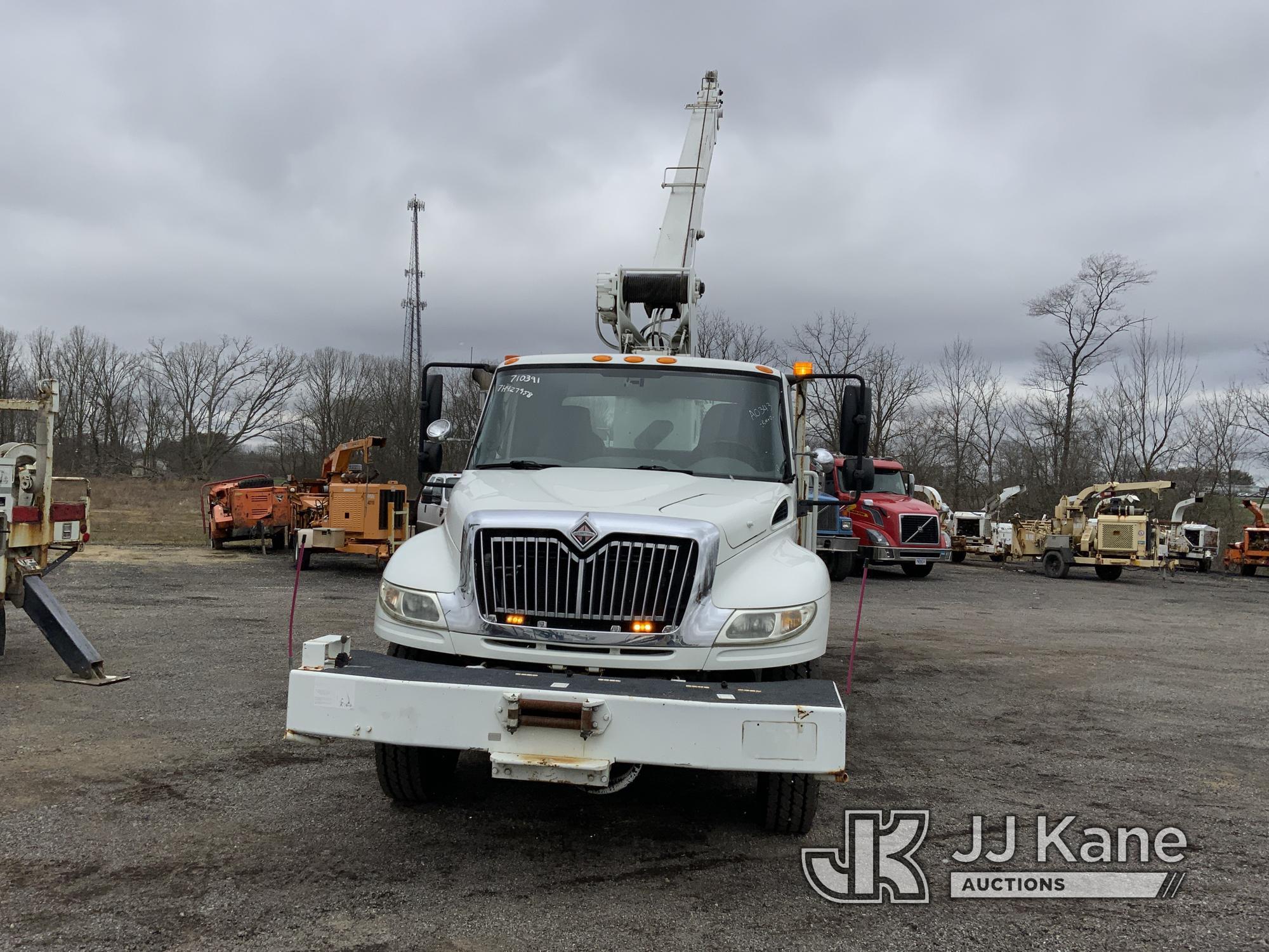 (Ashland, OH) Terex/Telelect Commander 4045, Hydraulic Truck Crane mounted behind cab on 2007 Intern