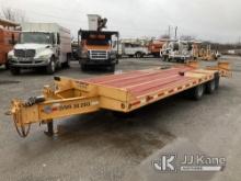 1996 Interstate 24DT T/A Tagalong Equipment Trailer Body & Rust Damage