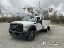 Altec AT200A, Non-Insulated Bucket Truck mounted behind cab on 2015 Ford F450 Service Truck Runs, Mo