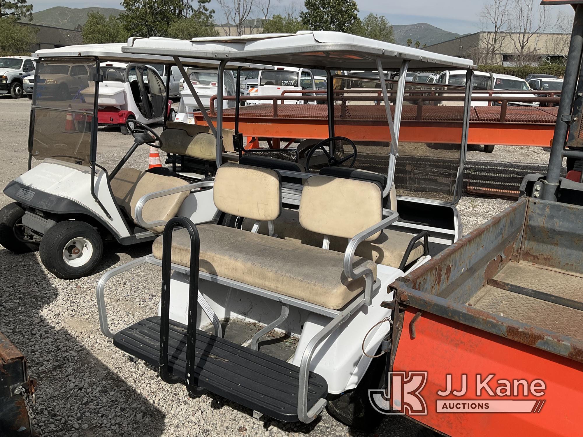 (Jurupa Valley, CA) 1989 Club Car Golf Cart Golf Cart Not Running, True Hours Unknown, Missing Key,