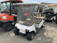 1989 Club Car Golf Cart Golf Cart Not Running, True Hours Unknown, Missing Key, Bill of sale only