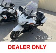 2015 Honda ST1300PA Motorcycle Runs & Moves, ABS Light Is On