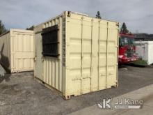 Office Trailer Container Length: 10ft, Container Width: 7ft 11in, Container Height: 8ft 4in
