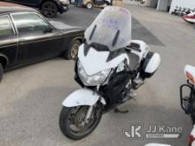 2014 Honda ST1300PA Motorcycle Not Running , No Key, Stripped Of Parts , Wrecked