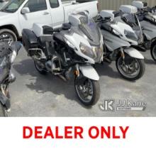 2016 BMW R1200RT Motorcycle Runs But Does Not Move ,Bad Clutch , Warning Lights Are On