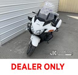 (Jurupa Valley, CA) 2014 Honda ST1300PA Motorcycle Runs & Moves, Broken Mirror