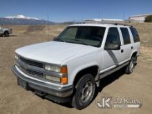 (Castle Rock, CO) 1999 Chevrolet Tahoe 4x4 4-Door Sport Utility Vehicle Runs & Moves) ( Rear Door La