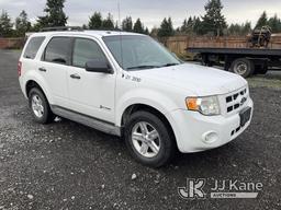 (Tacoma, WA) 2011 Ford Escape Hybrid AWD 4-Door Sport Utility Vehicle Runs & Moves, New Tires