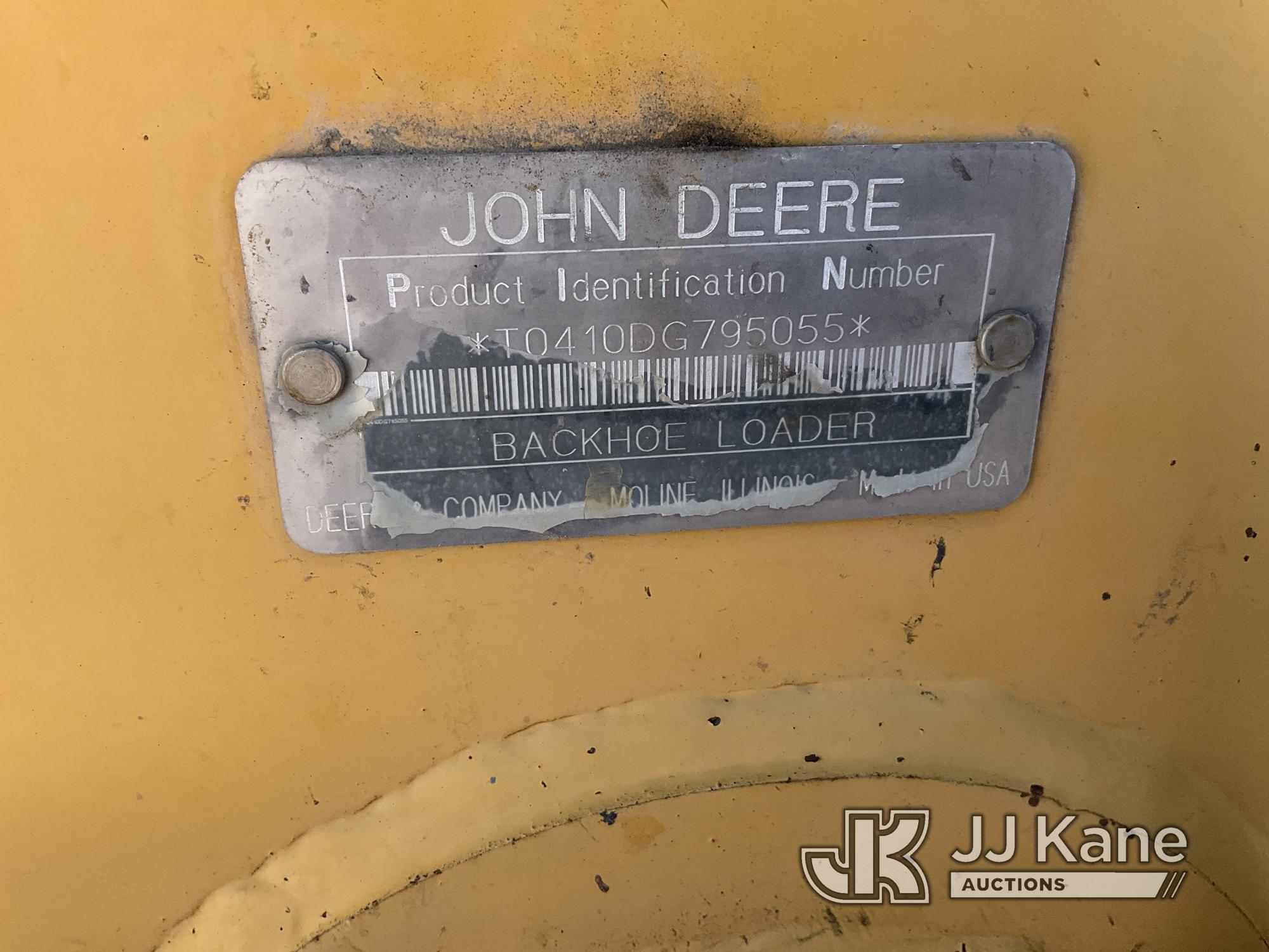 (Castle Rock, CO) 2001 John Deere 410D Tractor Loader Backhoe Runs, Moves & Operates