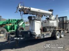 Altec DB37, Tracked Digger Derrick , 2012 Sure-Trac Turns over, Will Not Start