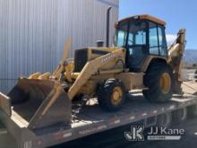 (Castle Rock, CO) 2001 John Deere 410D Tractor Loader Backhoe Runs, Moves & Operates