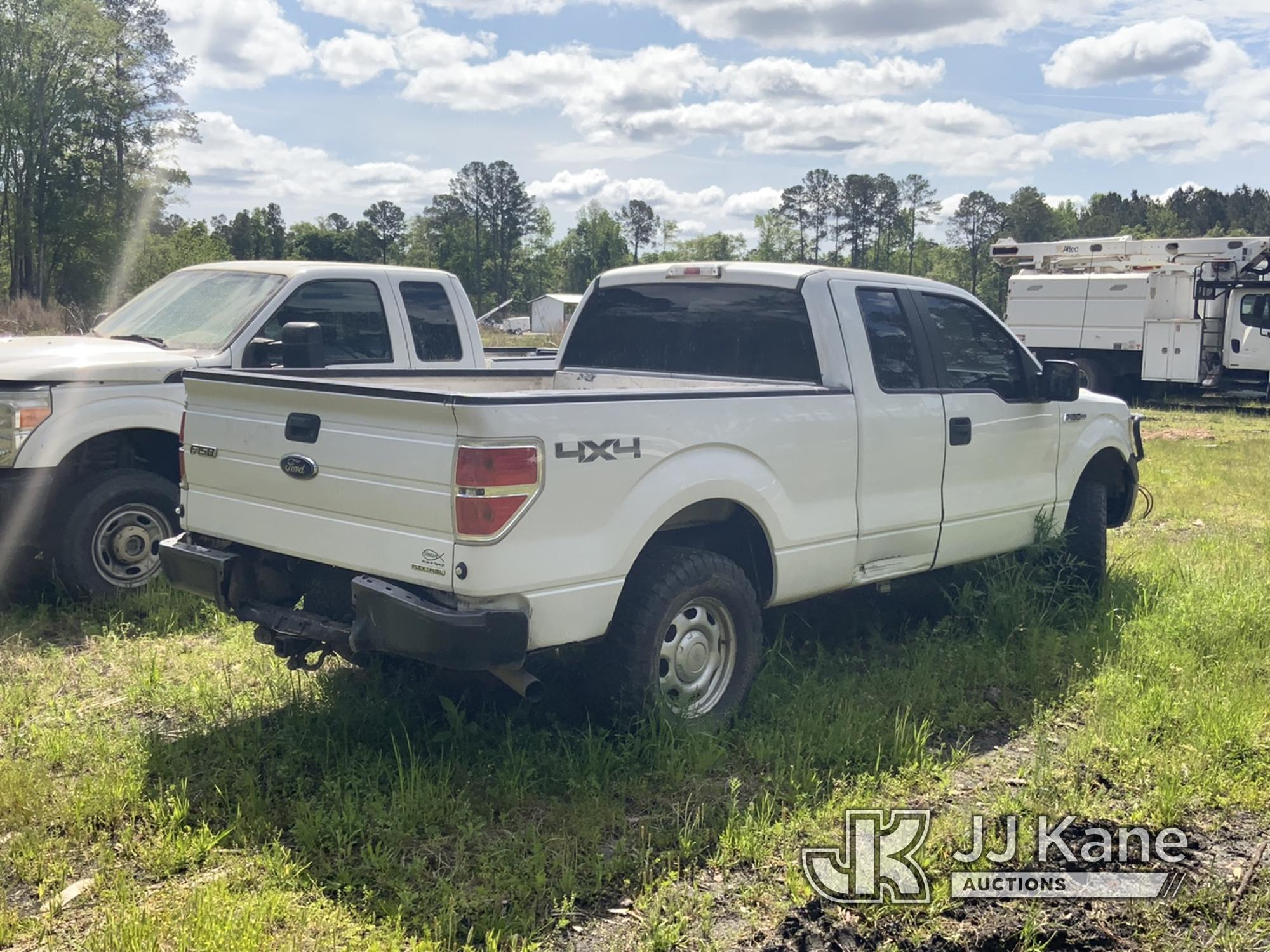 (Ridgeland, SC) 2014 Ford F150 4x4 Extended-Cab Pickup Truck Runs Rough, Does Not Move, Will Not Sta
