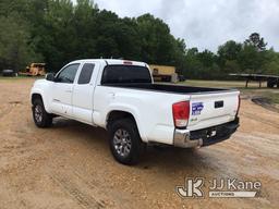 (Byram, MS) 2017 Toyota Tacoma 4x4 Extended-Cab Pickup Truck Runs, Moves, Windshield Cracked, Seat T