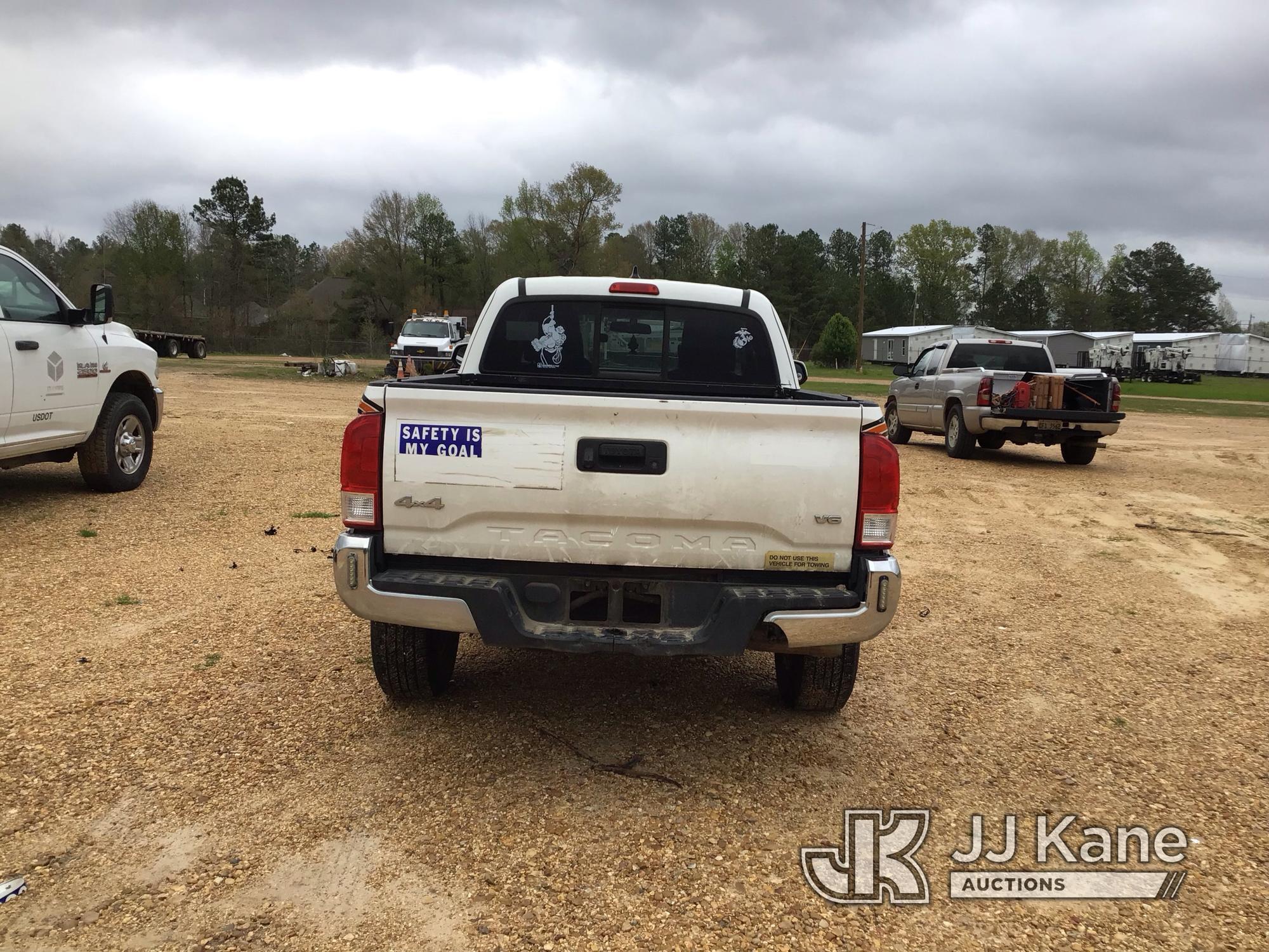 (Byram, MS) 2016 Toyota Tacoma 4x4 Extended-Cab Pickup Truck Runs & Moves) (Windshield cracked, Chec