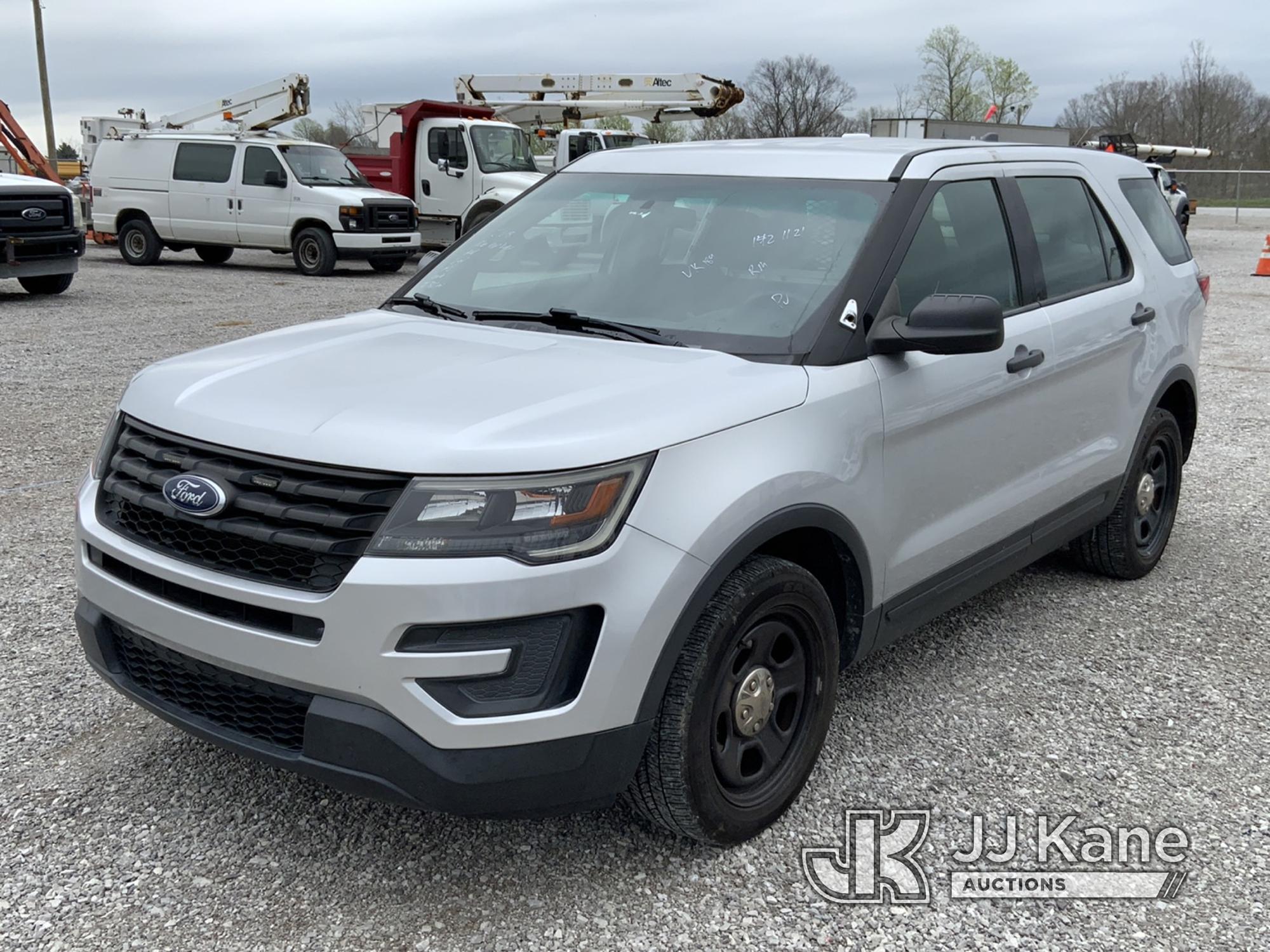 (Verona, KY) 2018 Ford Explorer AWD Police Interceptor 4-Door Sport Utility Vehicle Runs & Moves
