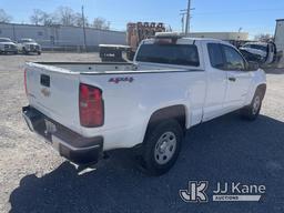 (Chattanooga, TN) 2016 Chevrolet Colorado 4x4 Extended-Cab Pickup Truck Runs & Moves) (Tailgate & Si