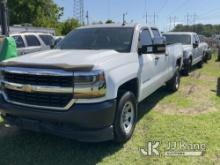 (Florence, SC) 2017 Chevrolet Silverado 1500 4x4 Extended-Cab Pickup Truck Runs But Will Not Stay Ru